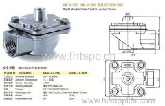 Right Angle Gas Control Pulse Valves