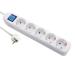 electrical power extension socket 6way outlet european 16A 250V power strip