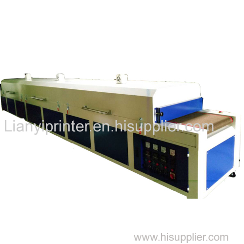 7M IR hot tunnel dryer for screen printing