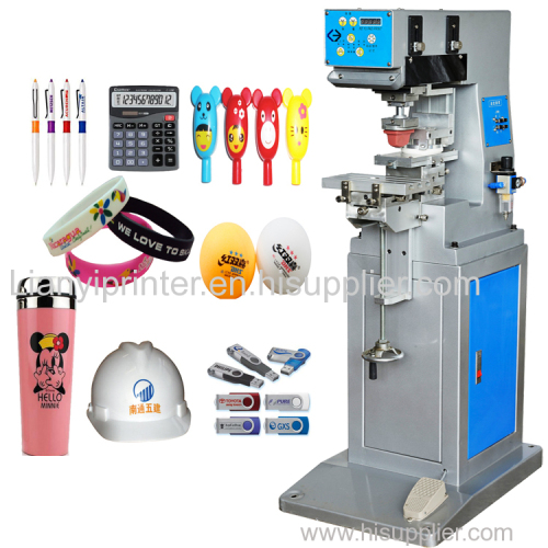 1 color pad printing machine with sealed ink cup