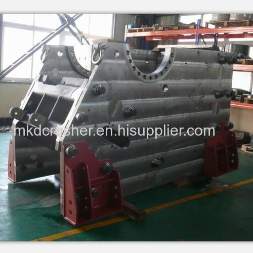 Manual bolts connected no welded jaw crusher for sale