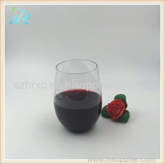 12 OZ Mini cheap plastic wine glasses