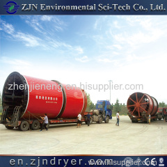 China leading manufacturer three cylinder dryer for municipal sludge