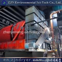 China leading manufacturer three cylinder dryer for municipal sludge