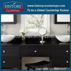 new style black marble for bathroom countertops best quality solid surface vanity tops material for hospitality project
