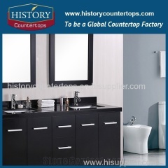 new style black marble for bathroom countertops best quality solid surface vanity tops material for hospitality project