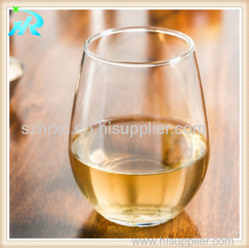 8 oz plastic stemless wine glasses