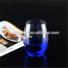 16 oz plastic stemless wine glasses