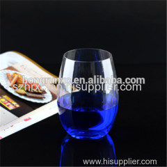 16 oz plastic stemless wine glasses