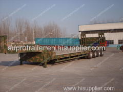 Low bed trailer Flatbed trailer Lowboy trailer