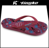 China cheap promotional customize rubber plastic slipper flip flops women