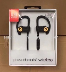 New Powerbeats3 Wireless Sports Bluetooth Earphones by Beats by Dr.Dre Trophy Gold Special Edition With RemoteTalk