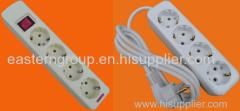 European Germany type office table Power Strip with anti surge device