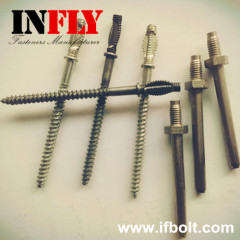 Flat head screw stud bolt Flat head with hole screw non-standard bolt-Infly Fasteners