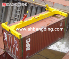 hydraulic semi-automatic container spreader 20 40 feet ISO standard container lifting