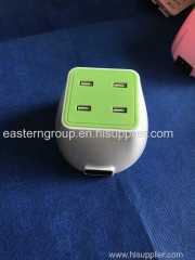 High Quality 4 port usb car charger