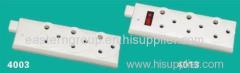 High Quality 16A 250V 5 Way South Africa Extension Socket