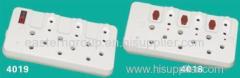 High Quality 16A 250V 5 Way South Africa Extension Socket