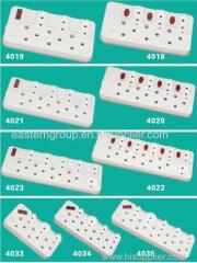 4 outlet South Africa power strip with surge protector