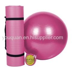 YOGA mat with yoga ball 2 set