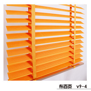 polyester manual good-looking practical cloth venetian blinds slat width 50mm