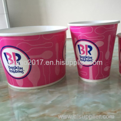 3.5oz Ice Cream Cup with Clear Lid