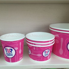 3.5oz Ice Cream Cup with Clear Lid