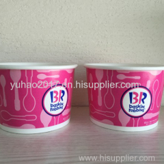 3.5oz Ice Cream Cup with Clear Lid