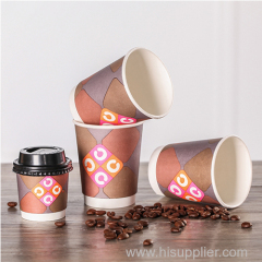 Hot selling Hot Double Wall Paper Coffee Cup with available size