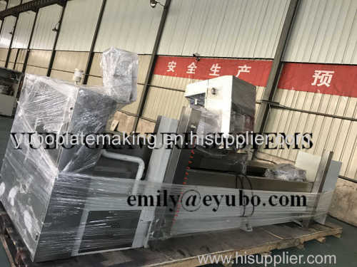 Copper grinding machine for prepress rotogravure cylinder making