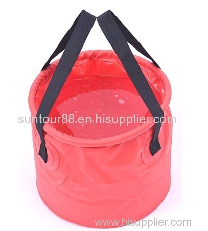 ST Bucket Collapsible Water Carrier Container Bag For Camping Hiking Travel Fishing and etc.