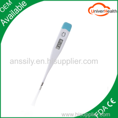 clinical rigid digital thermometer with last memory waterproof