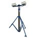 300W metal halde lamps mounted pneumatic telescopic mast lighting tower