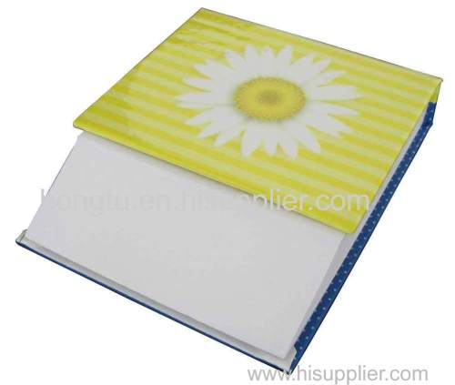 hardcover notebook slant note pad