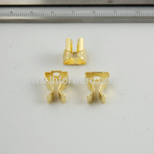Small brass metal stamping part for electronic appliance