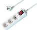 European Socket 2 Outlet Power Strip 220V Power Strip