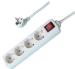 European Socket 2 Outlet Power Strip 220V Power Strip