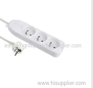 1.5m Cable 16A Type E French 5 Gang Extension socket with switch