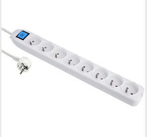 Multi Way European Type Electric Power Strip 10A French Standard socket with smart usb ports