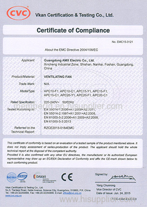 APC 02 Certificate