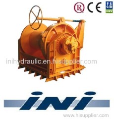 INI hydraulic 200kN 20 ton mooring winch