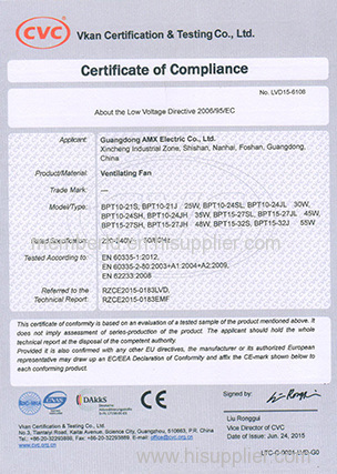 BPT 01 Certificate