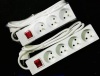 French type power strip 3 way 4 way 2m 3m