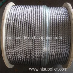 Stainless Steel Wire Rope 6x19+IWRC