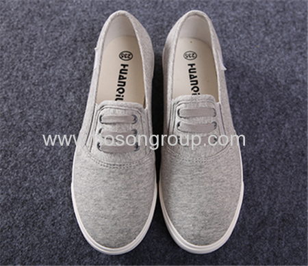 Clip on canvas women casual shoes