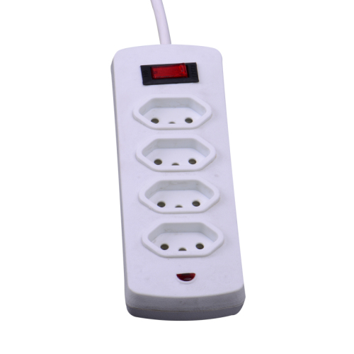 Electrical Power Strip Plug and socket with Telephone RJ11 port and Networking RJ45 port