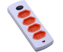 2-6 Ports Extension Socket Electrical Power Strip with LED indicator