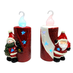 Resin Santa Nite Lite Xmas LED Decoration Christmas Santa Claus Night Light