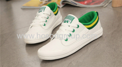 Round toe canvas lace casual shoes