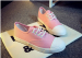 Round toe lace canvas women shoes